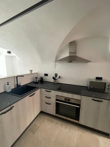 Köök või kööginurk majutusasutuses Greta’s suite & private spa