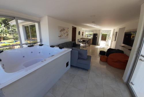 Posezení v ubytování Hotel Aguas Abiertas