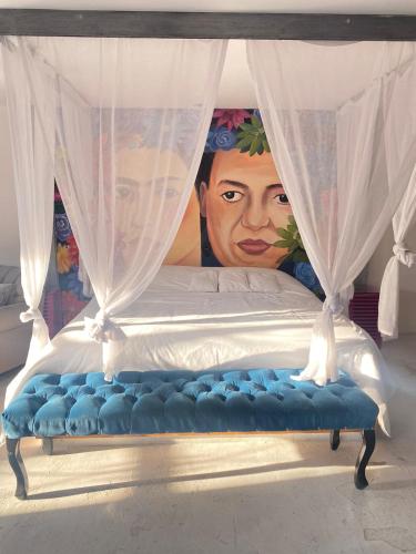 Gulta vai gultas numurā naktsmītnē Casa Frida