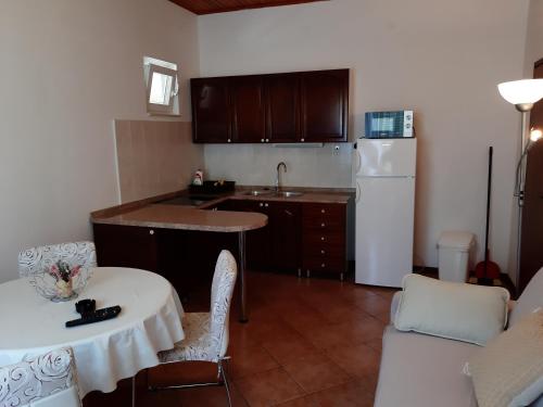 Kuchyň nebo kuchyňský kout v ubytování Apartment Tisno 17716b