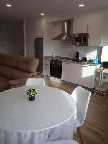 Kuchyň nebo kuchyňský kout v ubytování La casa del timón primer piso