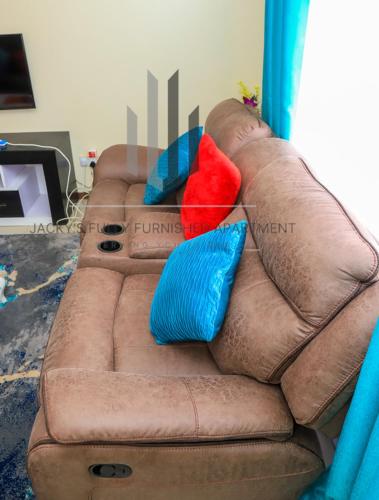 Posezení v ubytování Jacky's Milimani suites