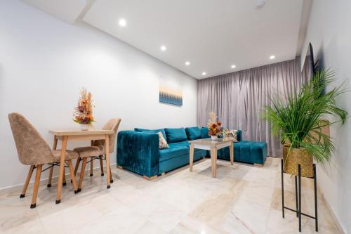 Χώρος καθιστικού στο Family Aparthotel