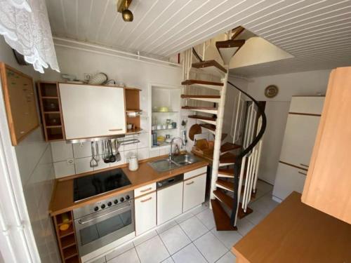 Küche/Küchenzeile in der Unterkunft Haus für Monteure in Baden-Baden