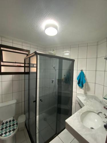 Bilik mandi di APARTAMENTO EM BERTIOGA