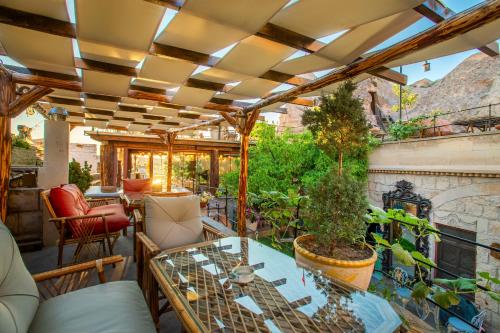 Гостиная зона в Cappadocia Fairy Chimneys Selfie Cave Hotels - Special Class
