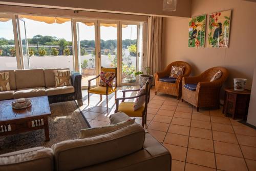 Posezení v ubytování Tamarin Seaside Apartment