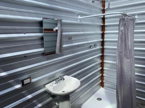 Koupelna v ubytování HG Glamping