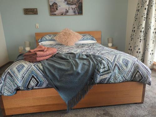 Ліжко або ліжка в номері Front apartment in Howrah with stunning views