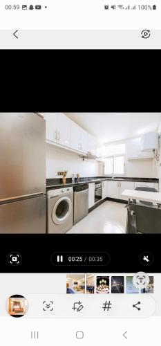 luxe appartement malabata Tangerにあるキッチンまたは簡易キッチン