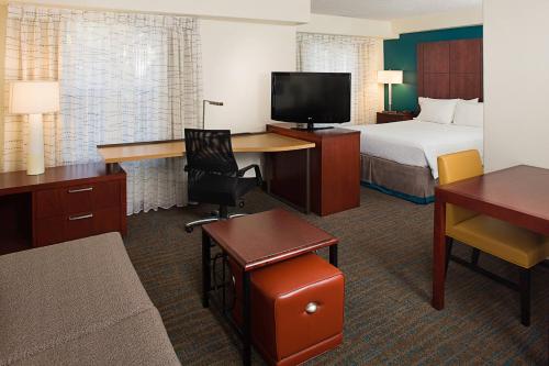 Ένα ή περισσότερα κρεβάτια σε δωμάτιο στο Residence Inn San Jose South
