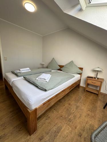Katil atau katil-katil dalam bilik di Ferienwohnung Molly
