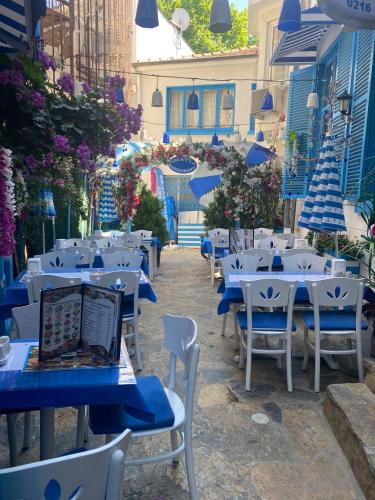 Εστιατόριο ή άλλο μέρος για φαγητό στο MAVİ PALAS HOTEL