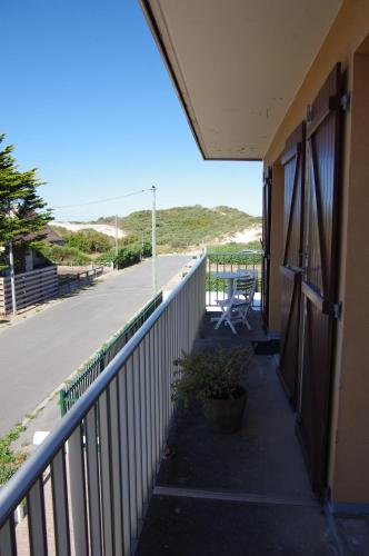 Balkón nebo terasa v ubytování Au 311