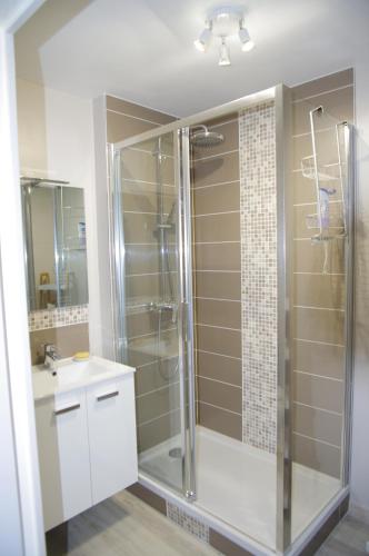 Koupelna v ubytování Au 311