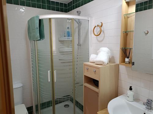 Koupelna v ubytování Galia Costa Ballena