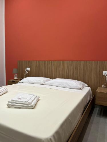 Katil atau katil-katil dalam bilik di B&B Villa Filù