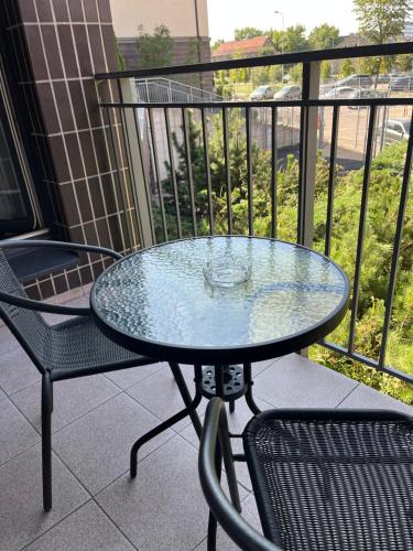 Μπαλκόνι ή βεράντα στο Near Station Apartment