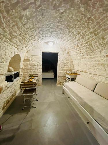 Posezení v ubytování Scardino Trulli
