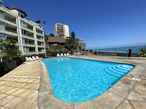 Bazén v ubytování Estudio Playa Miramar - Home Office Piscina Estacionamiento Wifi nebo v jeho okolí