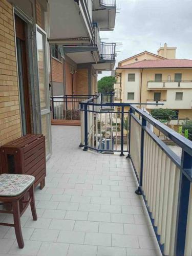 Balkon atau teras di Appartamento vista mare