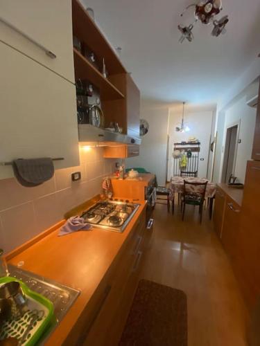 Dapur atau dapur kecil di Appartamento vista mare