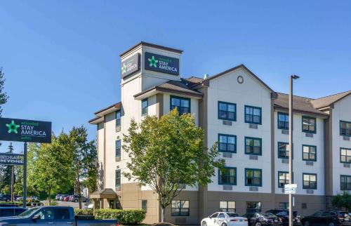 a rendering of the front of a hotel at Extended Stay America Suites - Seattle - Lynnwood in Lynnwood