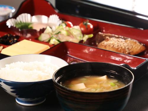 Comida en el ryokan o alrededores