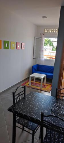 Coin salon dans l'établissement appartement Villa Nancy
