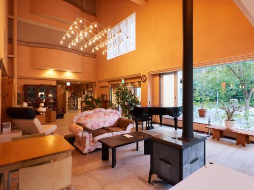 Posezení v ubytování Asama Kogen Hotel