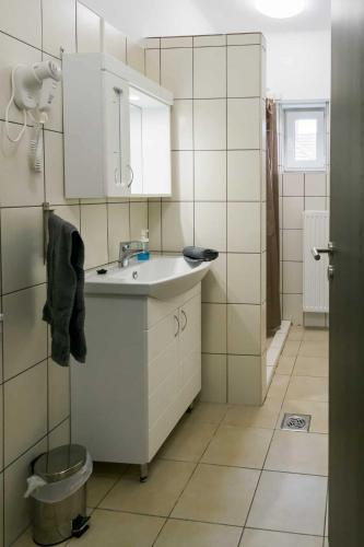 Koupelna v ubytování SárvárLAK Apartmanház