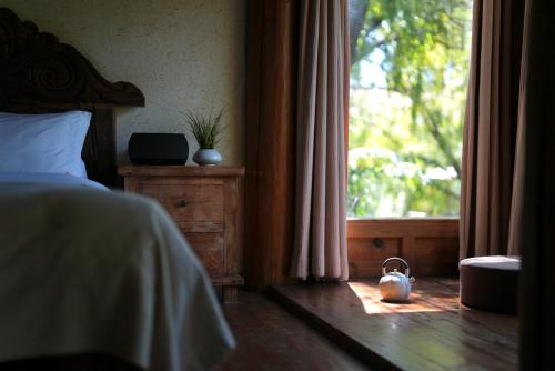 Ένα ή περισσότερα κρεβάτια σε δωμάτιο στο My love inn 吾爱堂