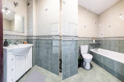 Ванная комната в SuperApart Powstańców Śląskich 61 ROOMS