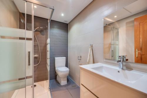 Et badeværelse på Townhouse Sonora