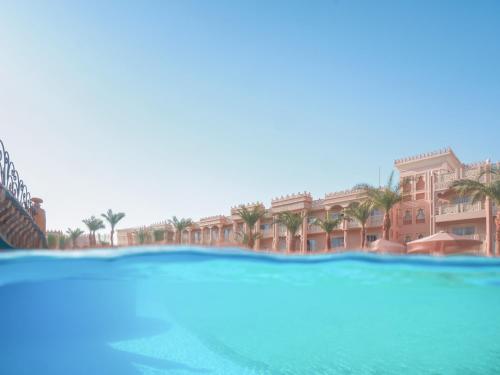 a view of the resort from the water at Pickalbatros Palace - Aqua Park Hurghada in Hurghada