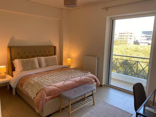 Urban Apartment in Marousi with Rural View