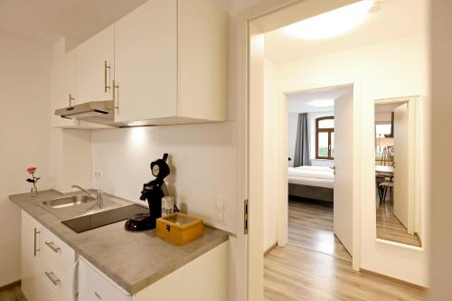 Η κουζίνα ή μικρή κουζίνα στο Vinotel Weinstrasse