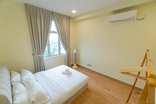 Katil atau katil-katil dalam bilik di [Muji Style@3Bedroom with 6Pax]#100mbps
