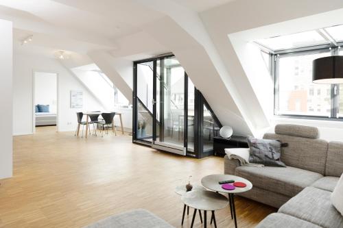 Et opholdsområde på Ferienwohnung Sonnenschein in Flensburg, Sonwik