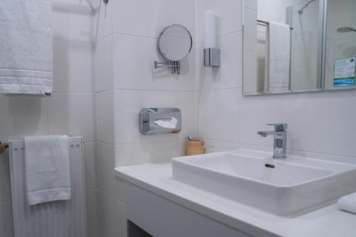 Koupelna v ubytování E&D Hotel Rodgau