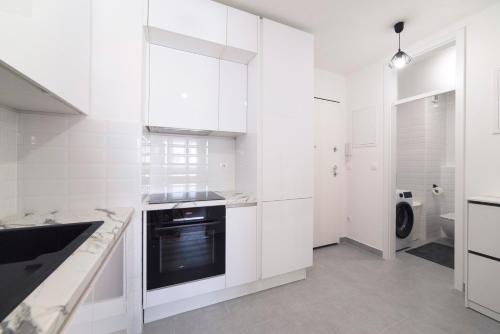 Η κουζίνα ή μικρή κουζίνα στο Apartman Bauer, Zagreb