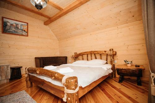 Cama o camas de una habitación en Villa Tukhlay