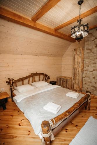 Cama o camas de una habitación en Villa Tukhlay
