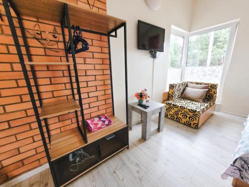 Televisyen dan/atau pusat hiburan di Lampedziai Apartment