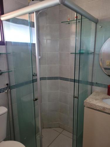 Et badeværelse på Refúgio By Paty - Winterville Gravatá - família