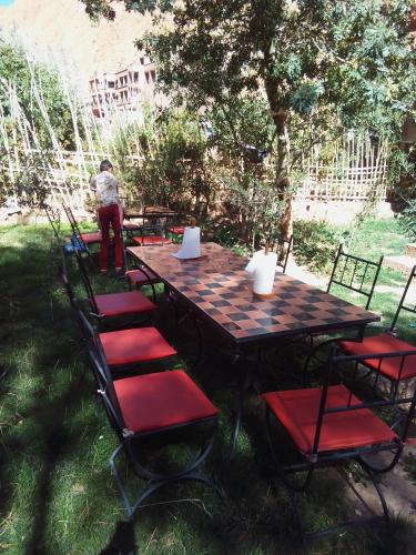 Zahrada ubytování Riad pizzeria Marhaba