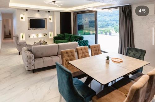 Posezení v ubytování La Répit Villa