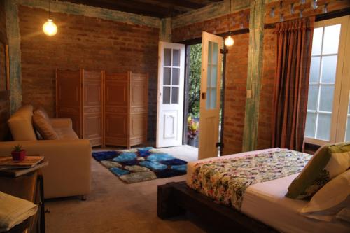 Posezení v ubytování Siete Hierbas Hostal
