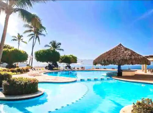 a pool at the resort at Villa Marina in Puerto Vallarta