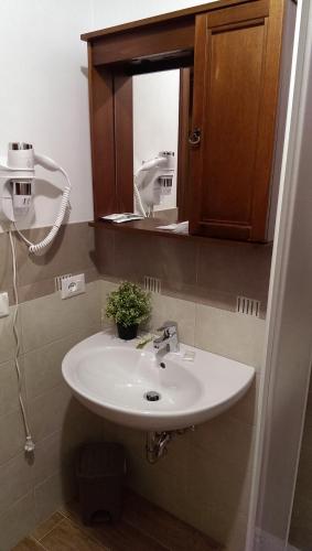 Koupelna v ubytování Casa Magini